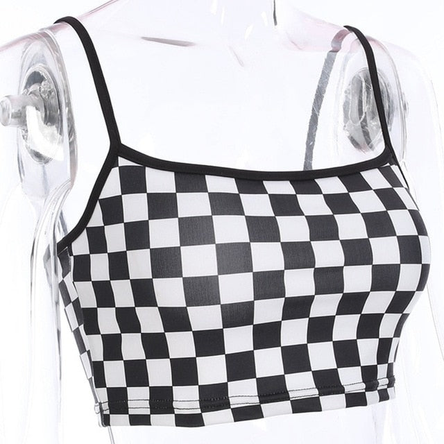 Checkmate Crop Top