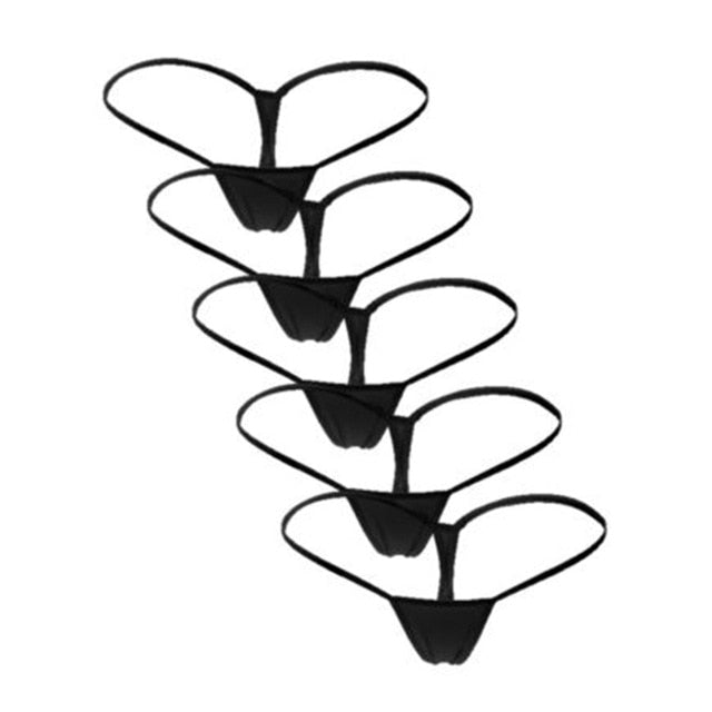 Rae Low Waist Mini G-String Panty (5 Piece Pack)