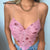 Be My Valentine Backless Crop Top