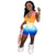 Rainbow Bodycon Romper